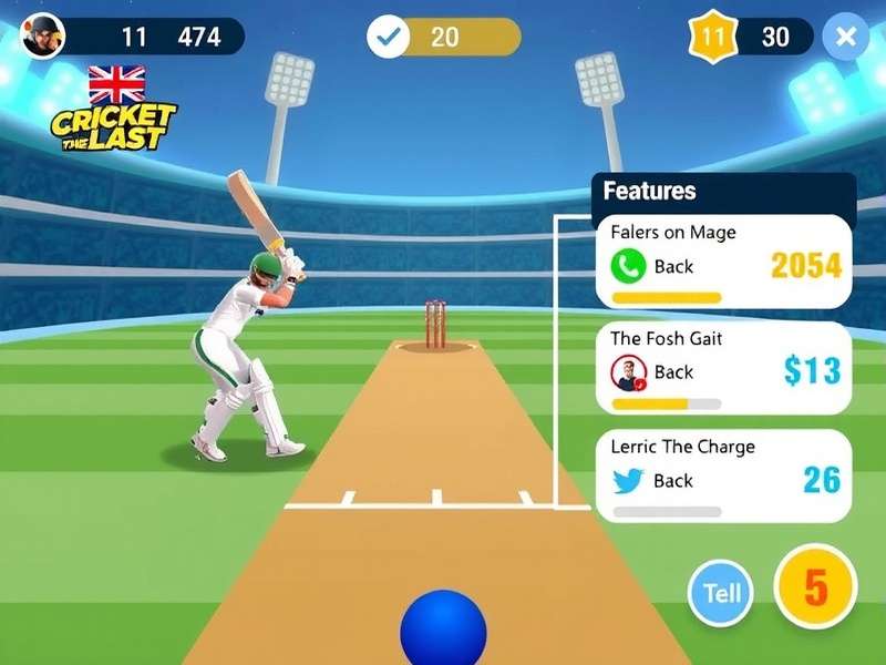 Cricket King Blast gameplay screenshot